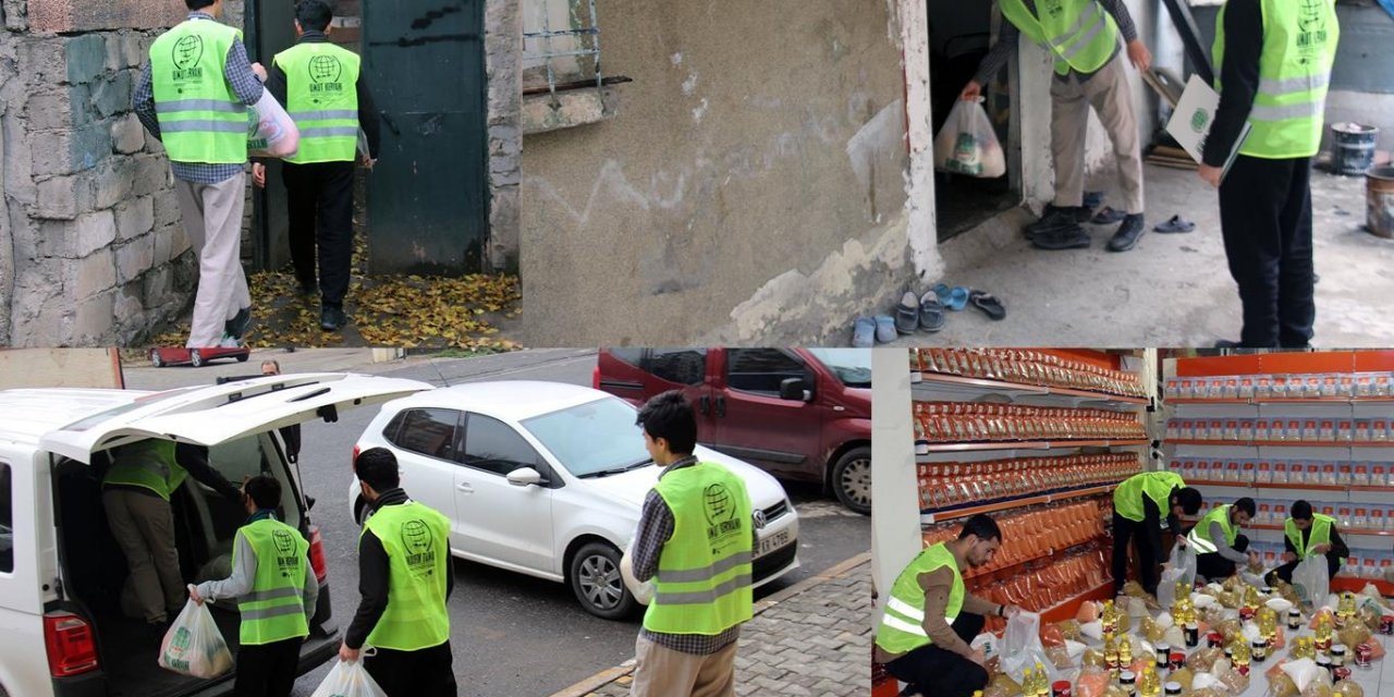 Diyarbakır Umut Kervanı 2024'ün ilk yardımlarını dağıtmaya başladı