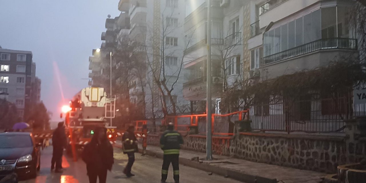 Diyarbakır'da Erbab 1 Sitesinde yangın