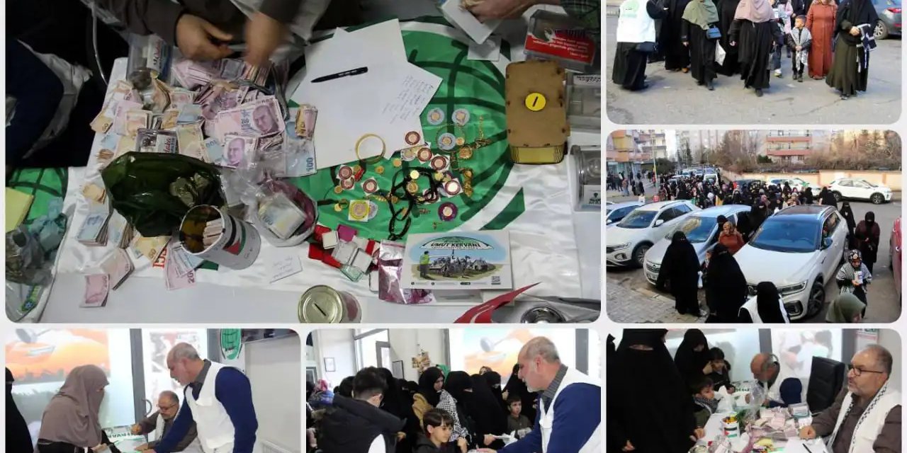 HÜDA PAR Diyarbakır Kadın Kolları ziynetleriyle Gazze'ye destek verdi