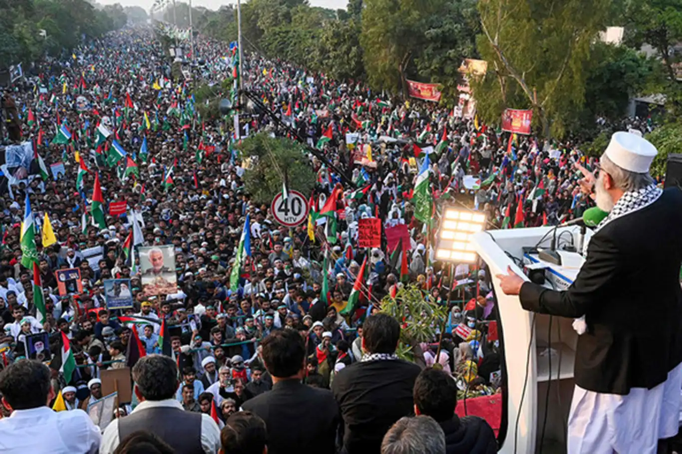 Li Pakistanê ji bo Fîlîstînê xwepêşandanên destekê: Ummeta Îslamê, mesul e ku li cem Fîlîstînê cîh bigre