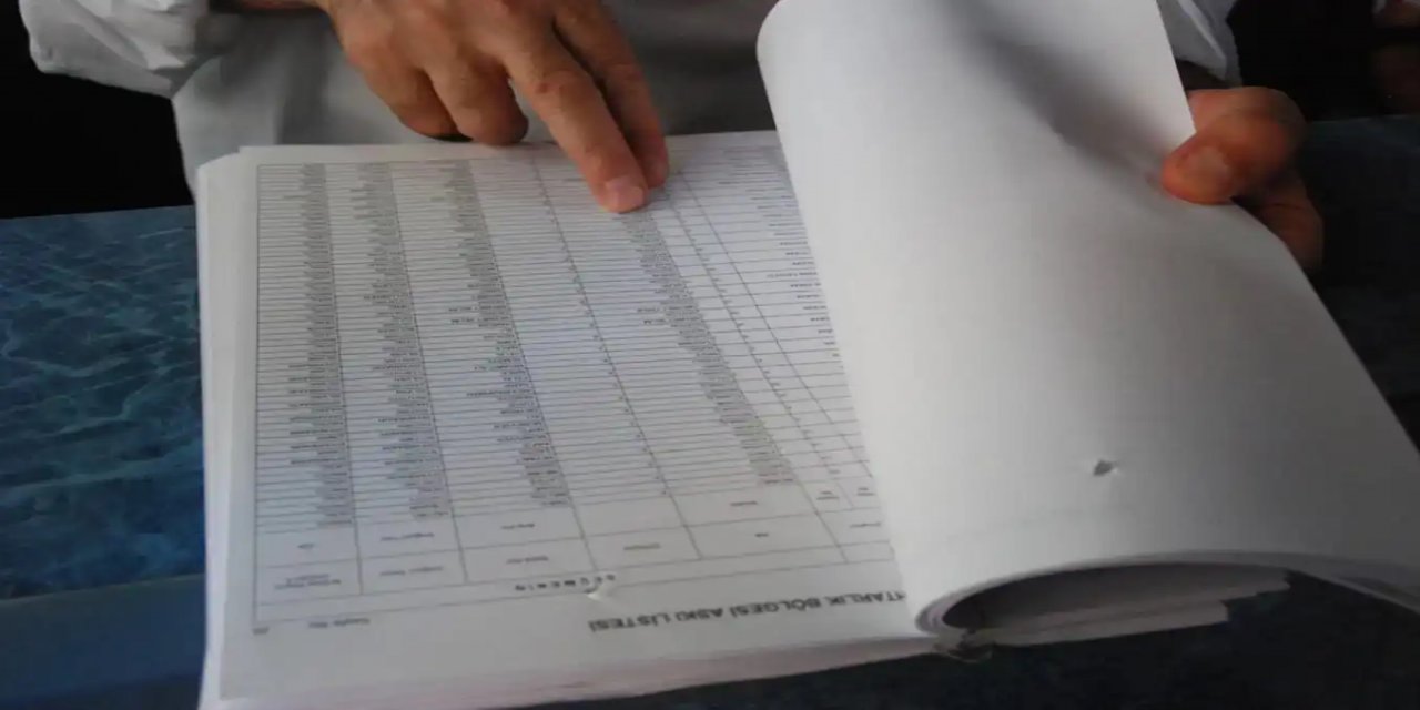 Seçmen listeleri bugün askıdan indirilecek