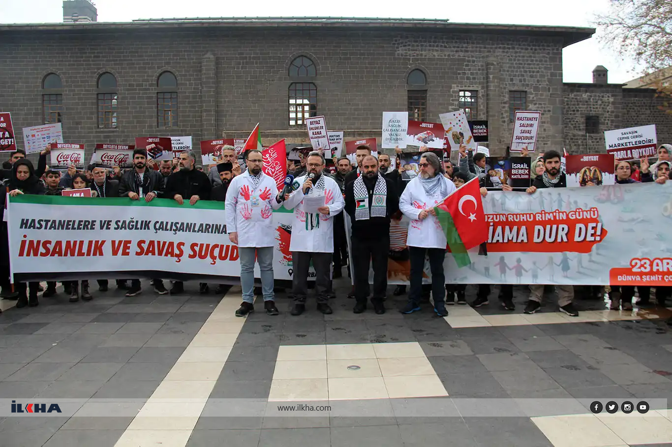 Diyarbakır sağlık çalışanları: Gazzeli sağlık çalışanlarıyla birlikte görev almaya