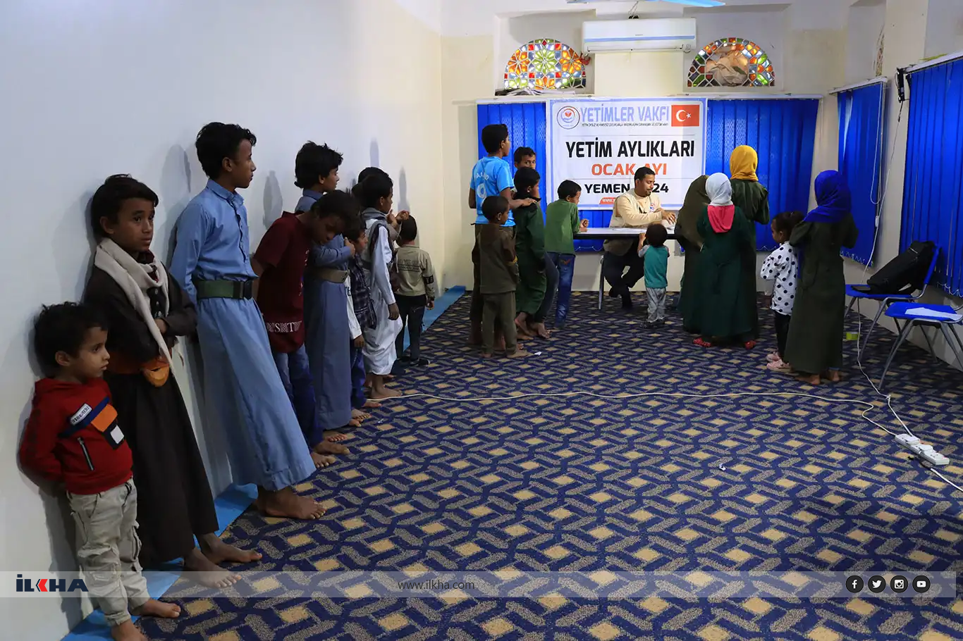 Weqfa Êtîman, ji zarokên Yemenî re “Mehaneya Êtîman” da û wan kêfxweş kir