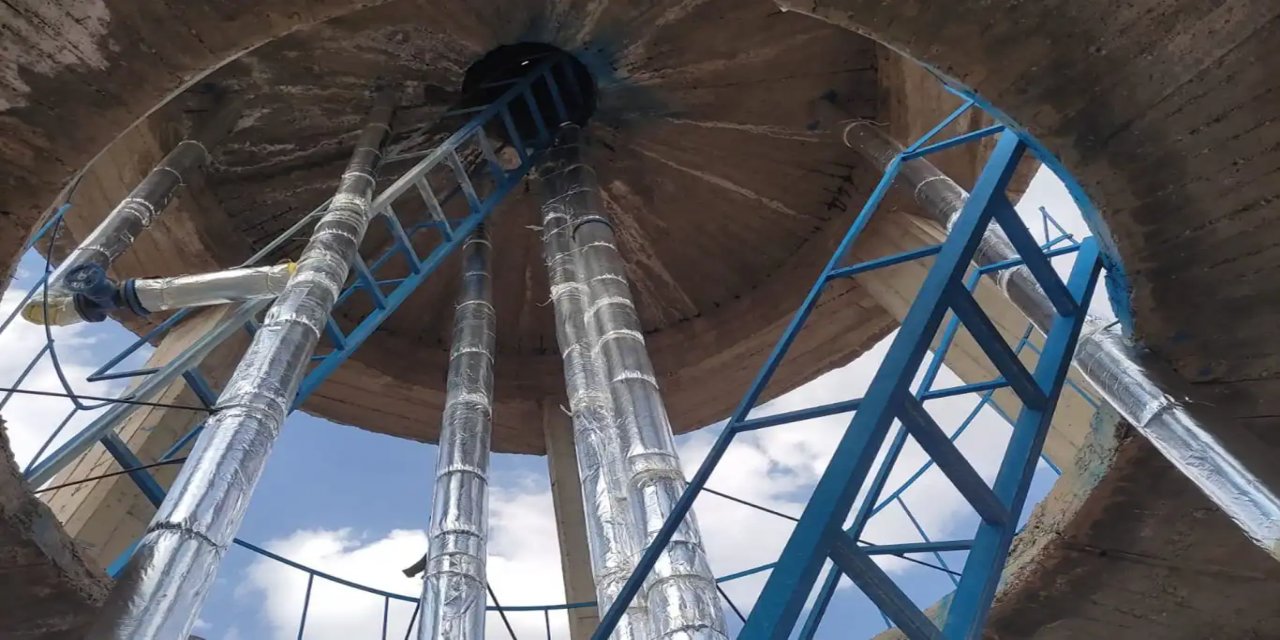 Diyarbakır'da soğuklara karşı su depolarında önlem alınıyor