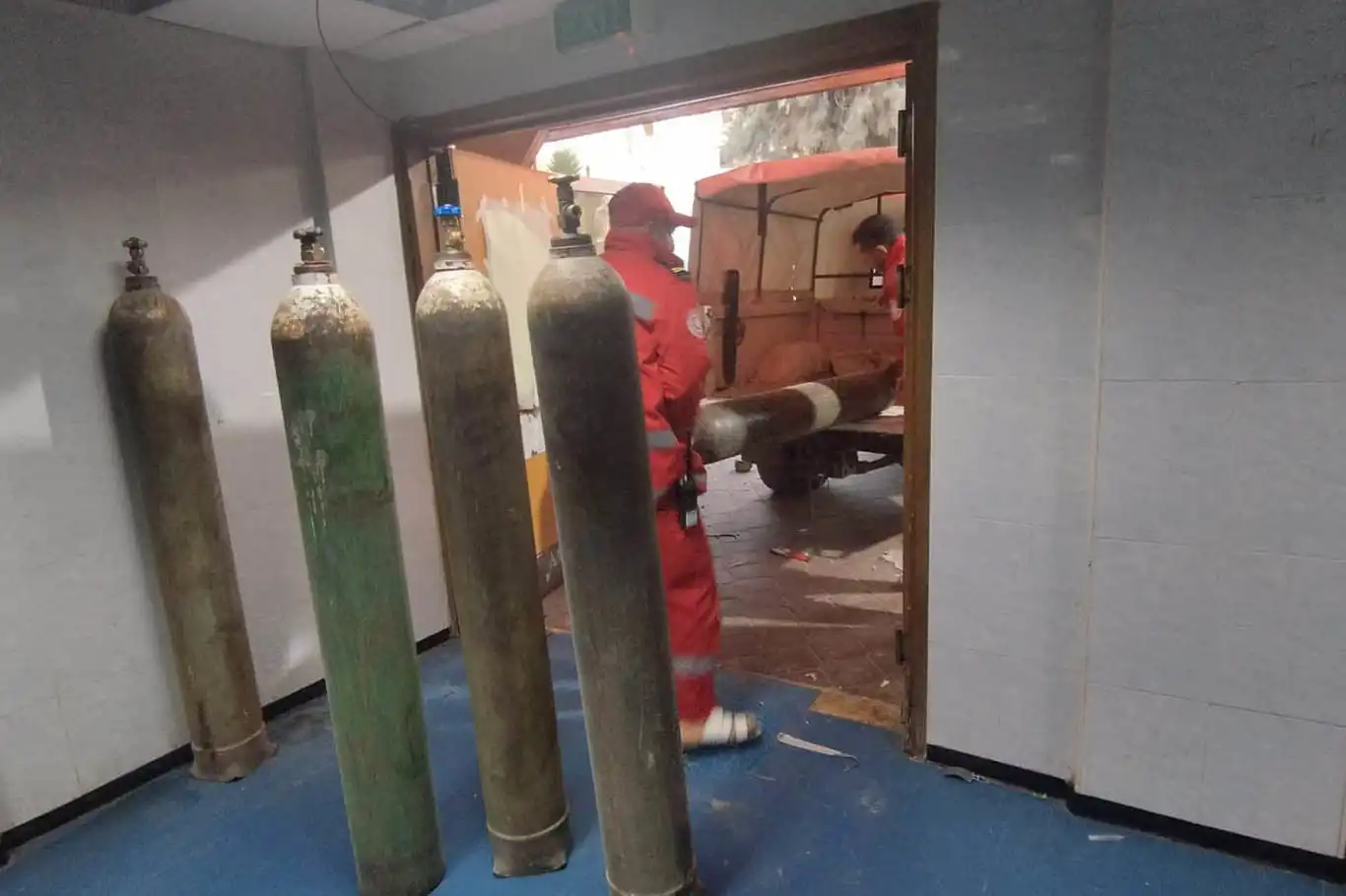 Heyva Sor a Filistînê: Ji ber ku  rejîma îşxalê têketina oksîjenê asteng dike 3 nexweş şehîd bûn