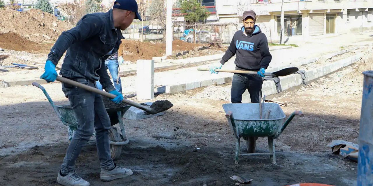 Diyarbakır'da Sanayi Mahallesi Yeşil Kuşak’ta çalışmalar sürüyor