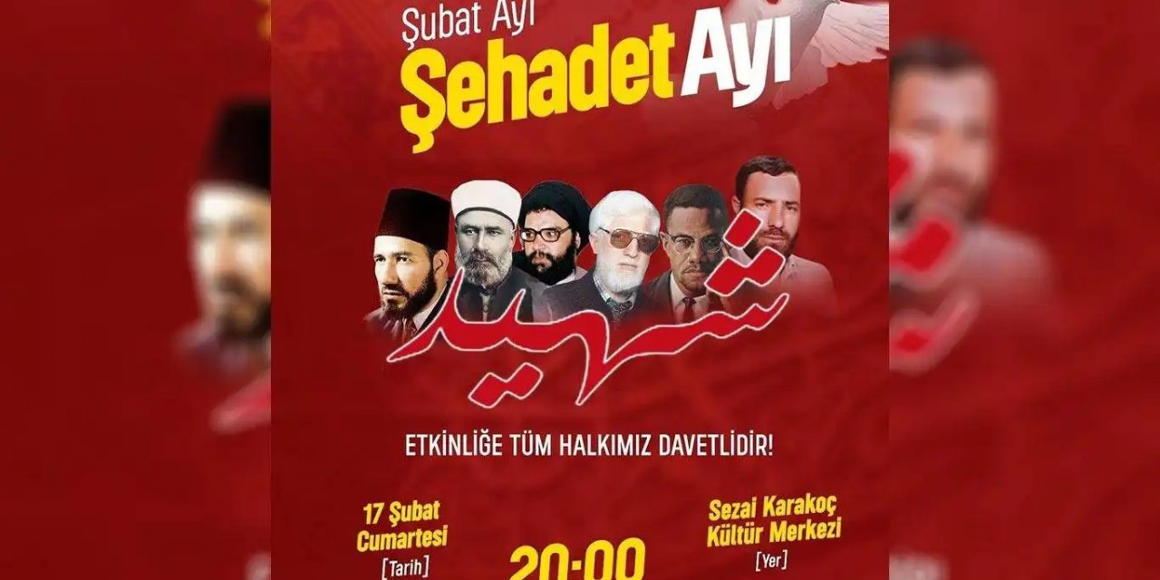 Şehitler Kervanı Platformu'ndan "Şehitler Gecesi" etkinliğine davet