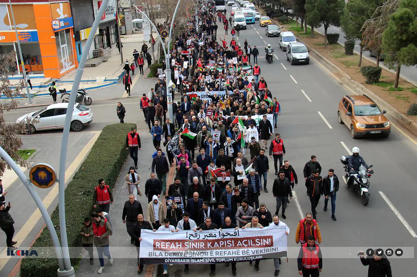 Diyarbakır İslami STK'lar: Filistin davası "insan" olanların davasıdır artık