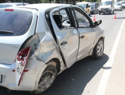 Aşırı hız kaza yaptırdı: 3 yaralı