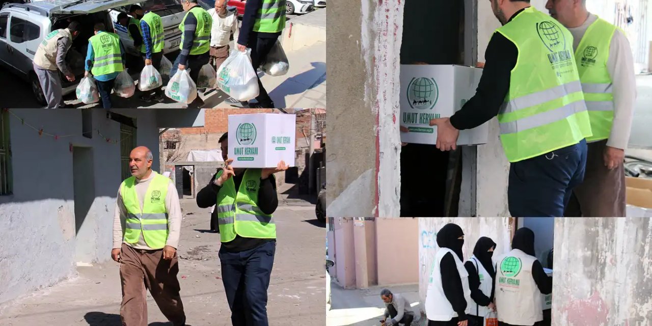 Diyarbakır Umut Kervanı Ramazan ayı öncesi binlerce aileye gıda yardımında bulundu
