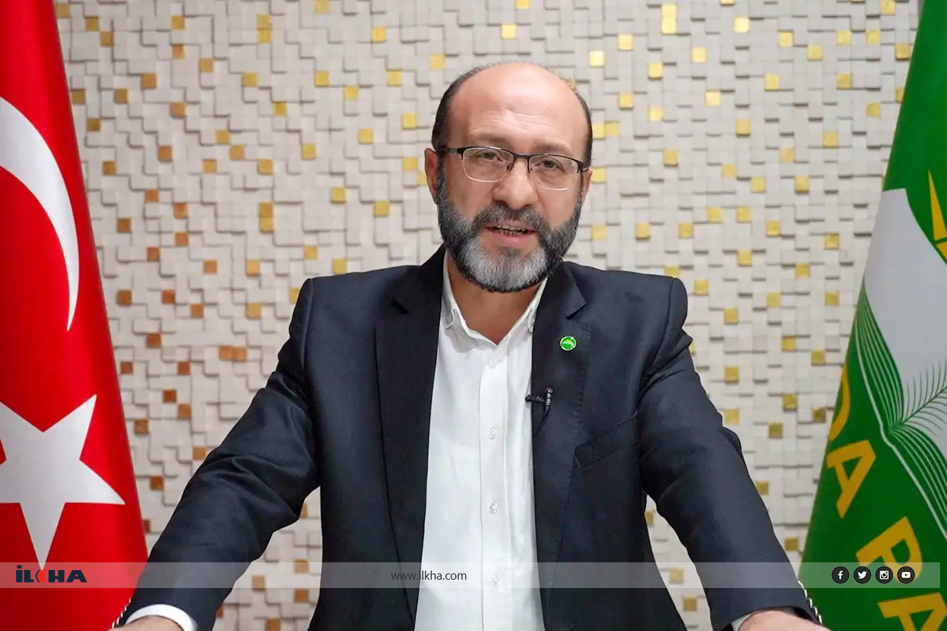 Ji HUDA PARê ji Ozgur Ozel re peyam: CHP musîbeta herî mezin e ku hatîye ser serê vî milletî