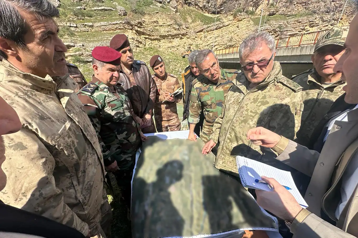 Bi rayedarên Herêma Kurdistanê re civîna ewlehîya sînor hat lidarxistin