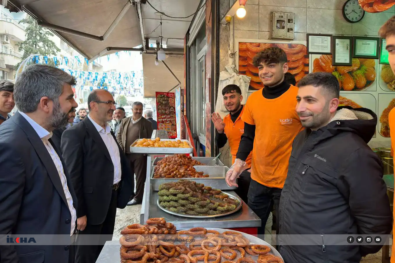 HÜDA PAR Diyarbakır BB adayı Dinç, Silvan'da esnafı ziyaret etti