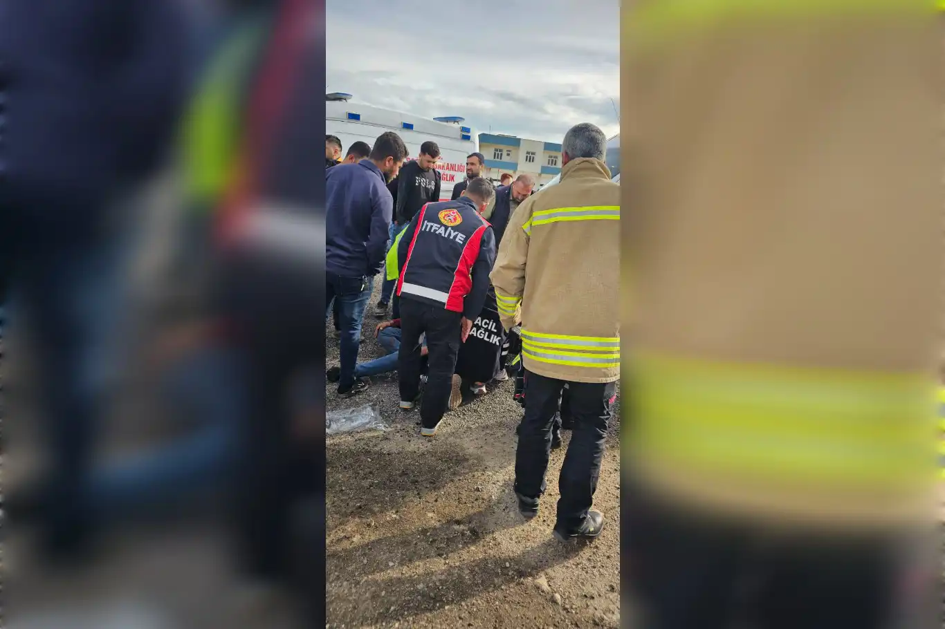 Mardin Nusaybin’de mazot yüklü tanker devrildi: 2 yaralı