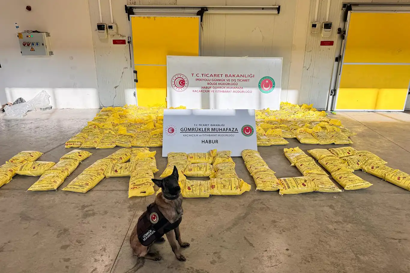 Li Derîyê Sînor a Xabûrê 850 kîlo eroîn hat bidestxistin