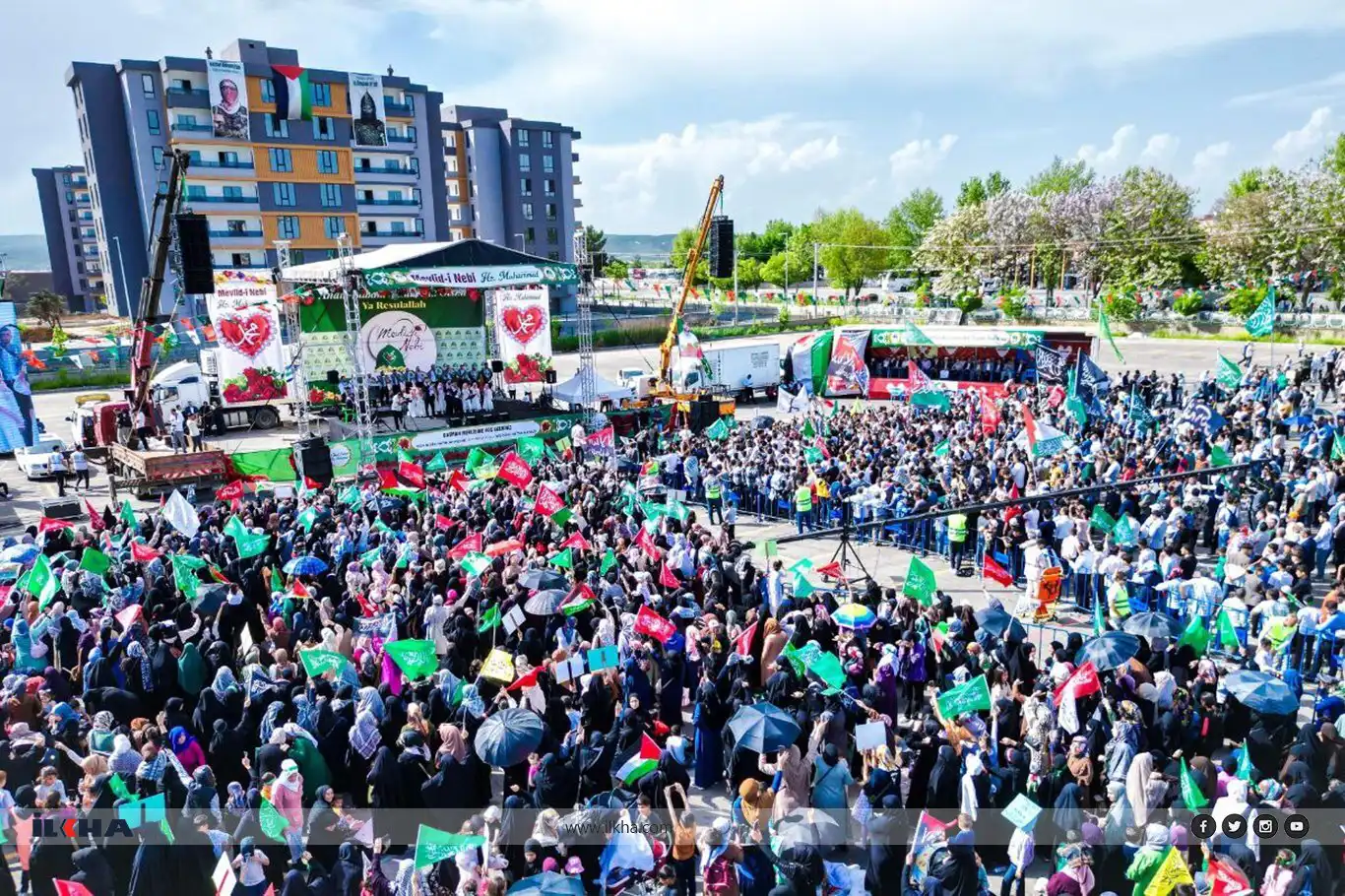 Temsîlkarên saziyên civakên sivîl bernameya mewlûda nebî nirxandin: “Hz. Mûhammed Pêxemberê cîhadê ye ”
