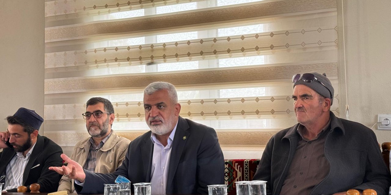 HÜDA PAR Çınar Belediye Başkan adayı Turgut'tan teşekkür ziyaretleri