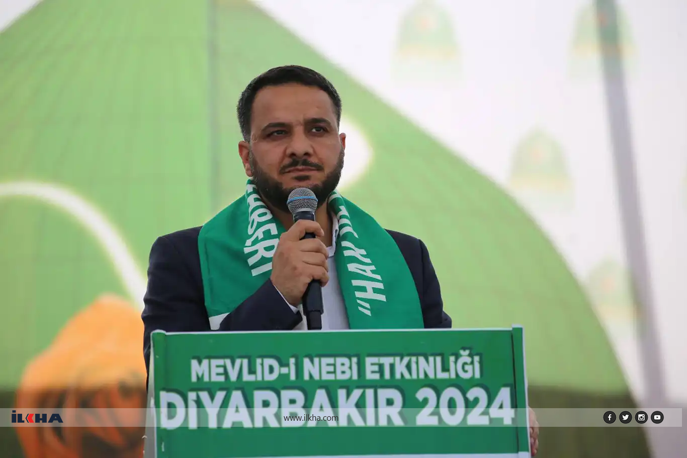 Diyarbakır'da Mevlid-i Nebi mesajı okundu: Önder Hazreti Muhammed'dir!