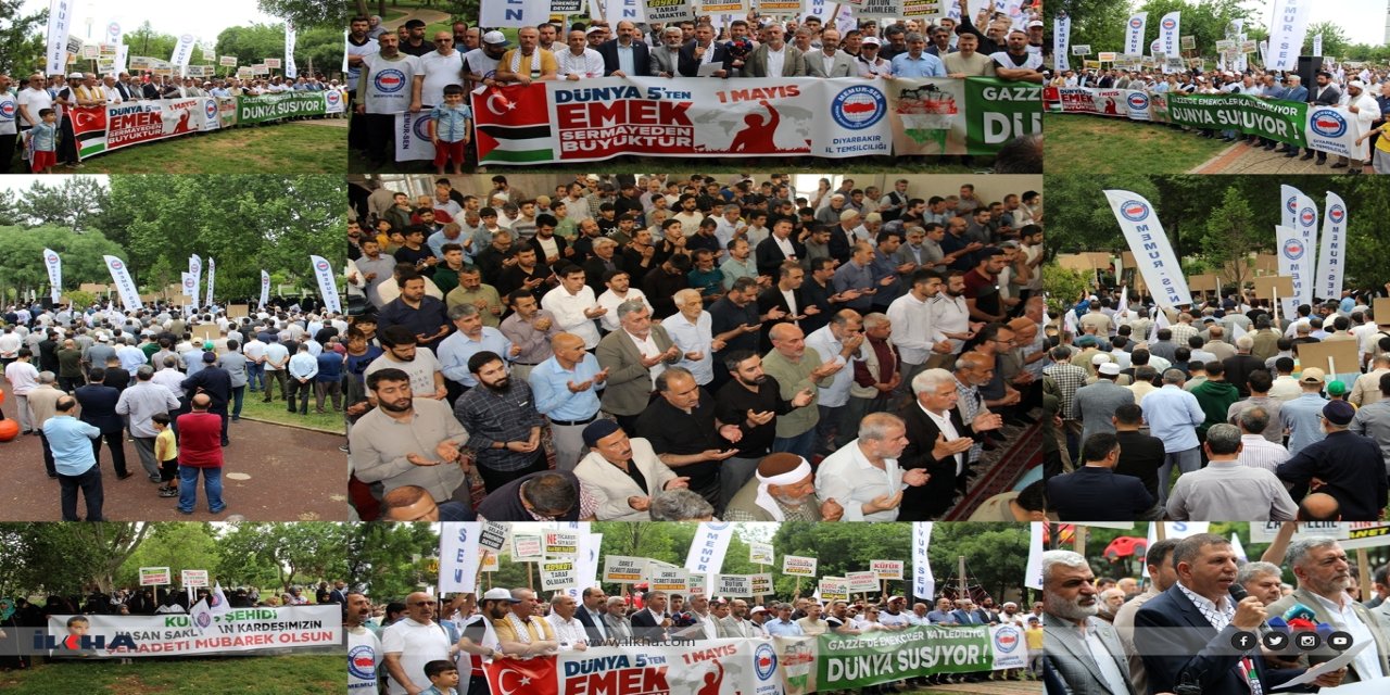 Kudüs Şehidi Hasan Saklanan için Diyarbakır'da gıyabi cenaze namazı kılındı