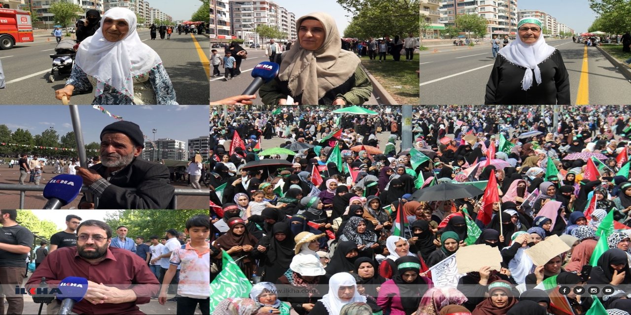 Diyarbakırlı Peygamber Sevdalıların dilinden Gazze için dualar eksik olmadı