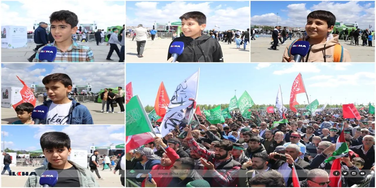 Zarokên ku beşdarî Mewlida Nebî bûbûn hestên xwe diyar kirin