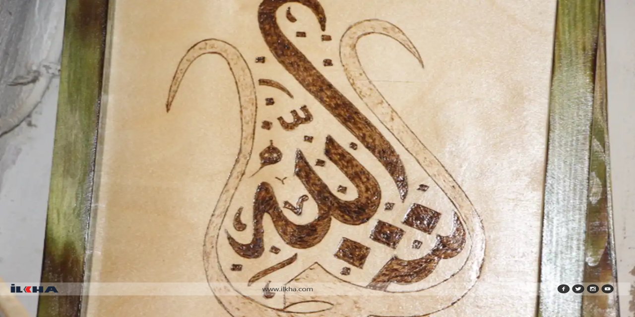 20 yıldır Mezopotamya'nın kültürünü ahşaba yakarak aktarıyor