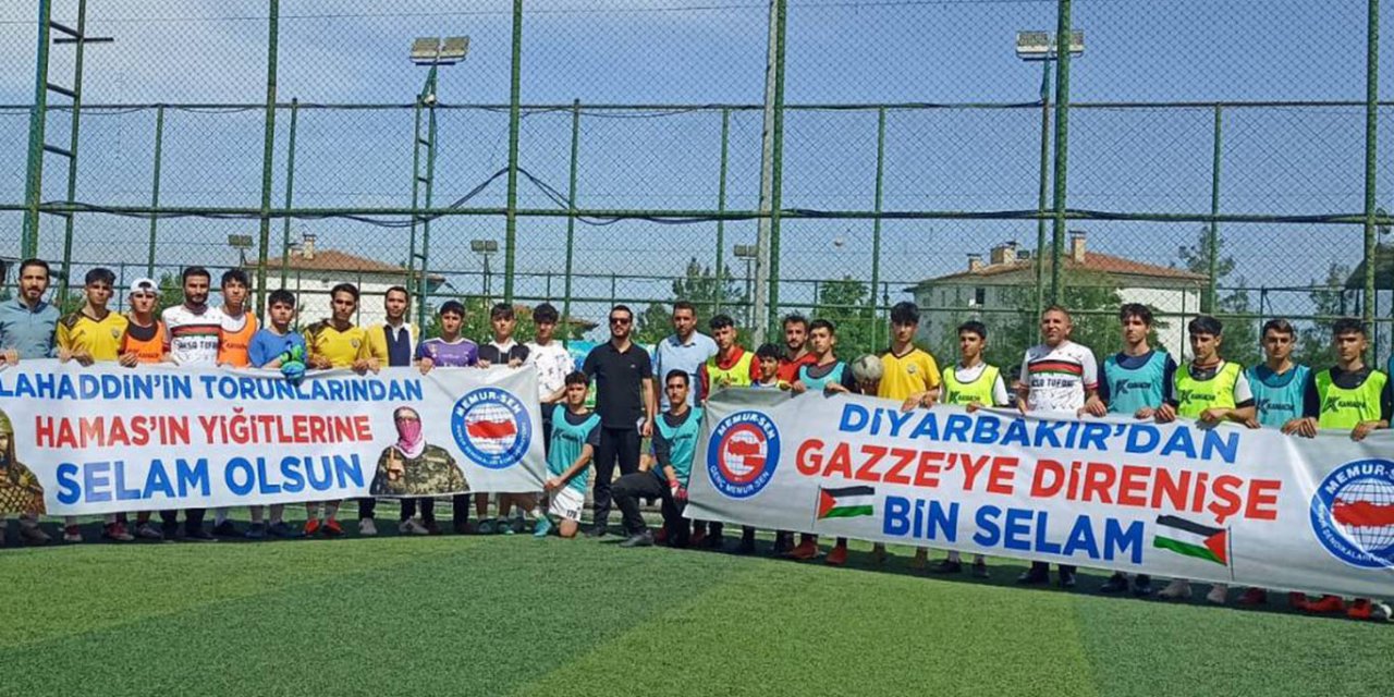 Diyarbakır Genç Memur Sen, "Gazze Kardeşlik Futbol Turnuvası" düzenledi