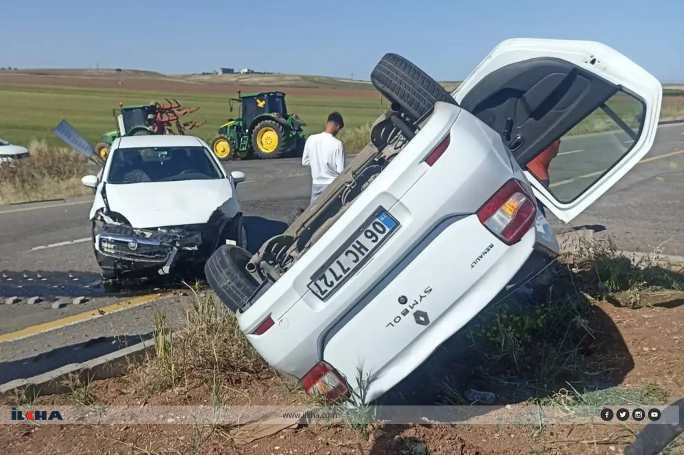 Li Çinarê 2 wesayît serî li serî li hev qelibîn: 4 birîndar