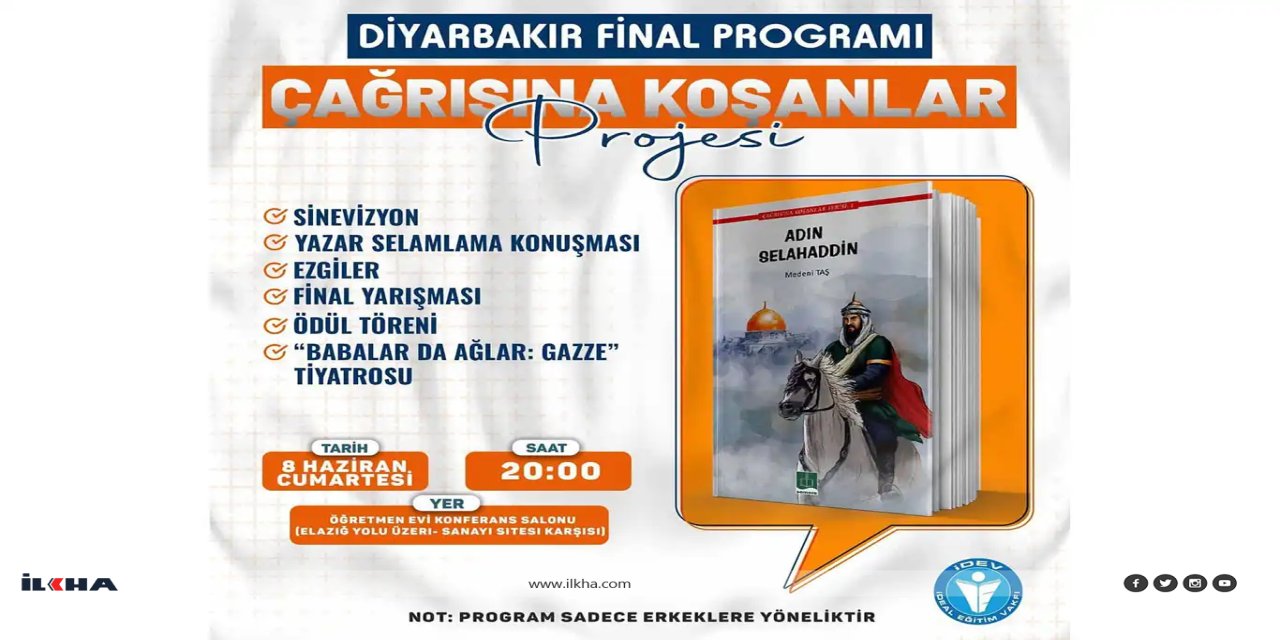 İDEV'den düzenlenecek "Çağrısına Koşanlar" projesi programına davet