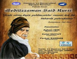 YYÜ'de Said Nursi paneli yapılacak
