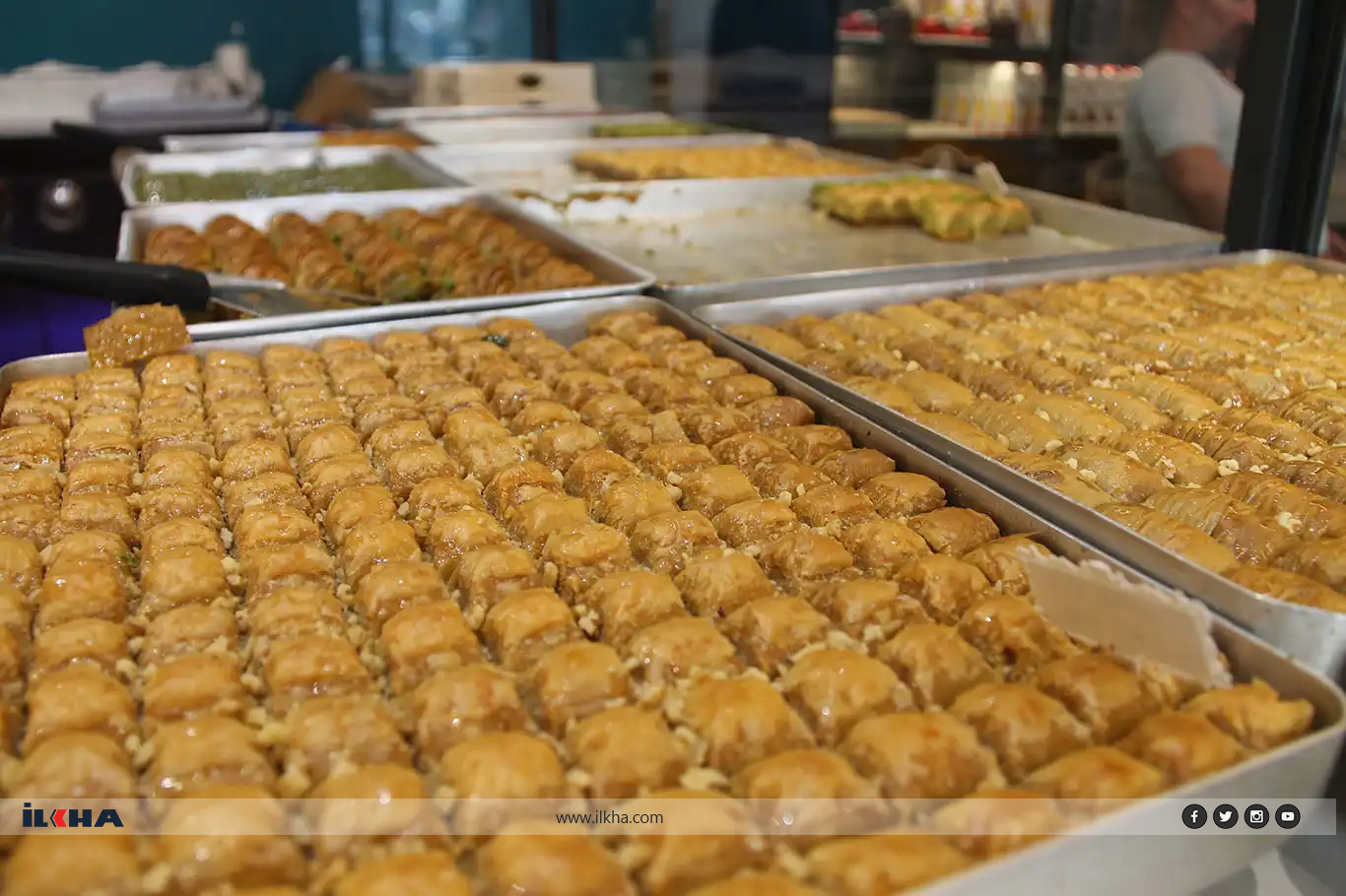 ​​​​​​​Diyarbakır'da Kurban Bayramı'nda en çok tercih edilen tatlı türü fıstıklı baklava oldu