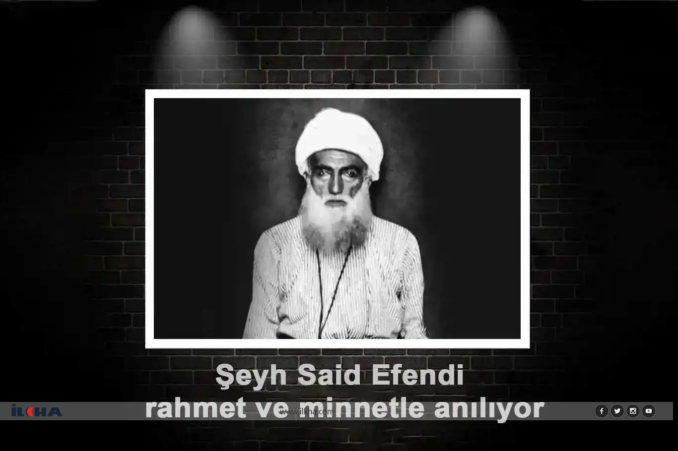 Şeyh Said Efendi şehadetinin yıl dönümünde rahmetle yad ediliyor