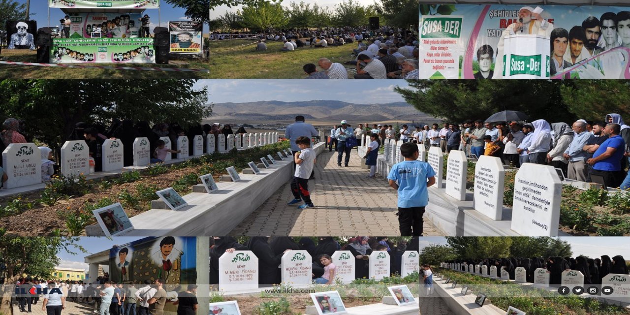 PKK'nin Susa'da camide katlettiği 10 Kürd Müslüman için anma programı düzenlendi