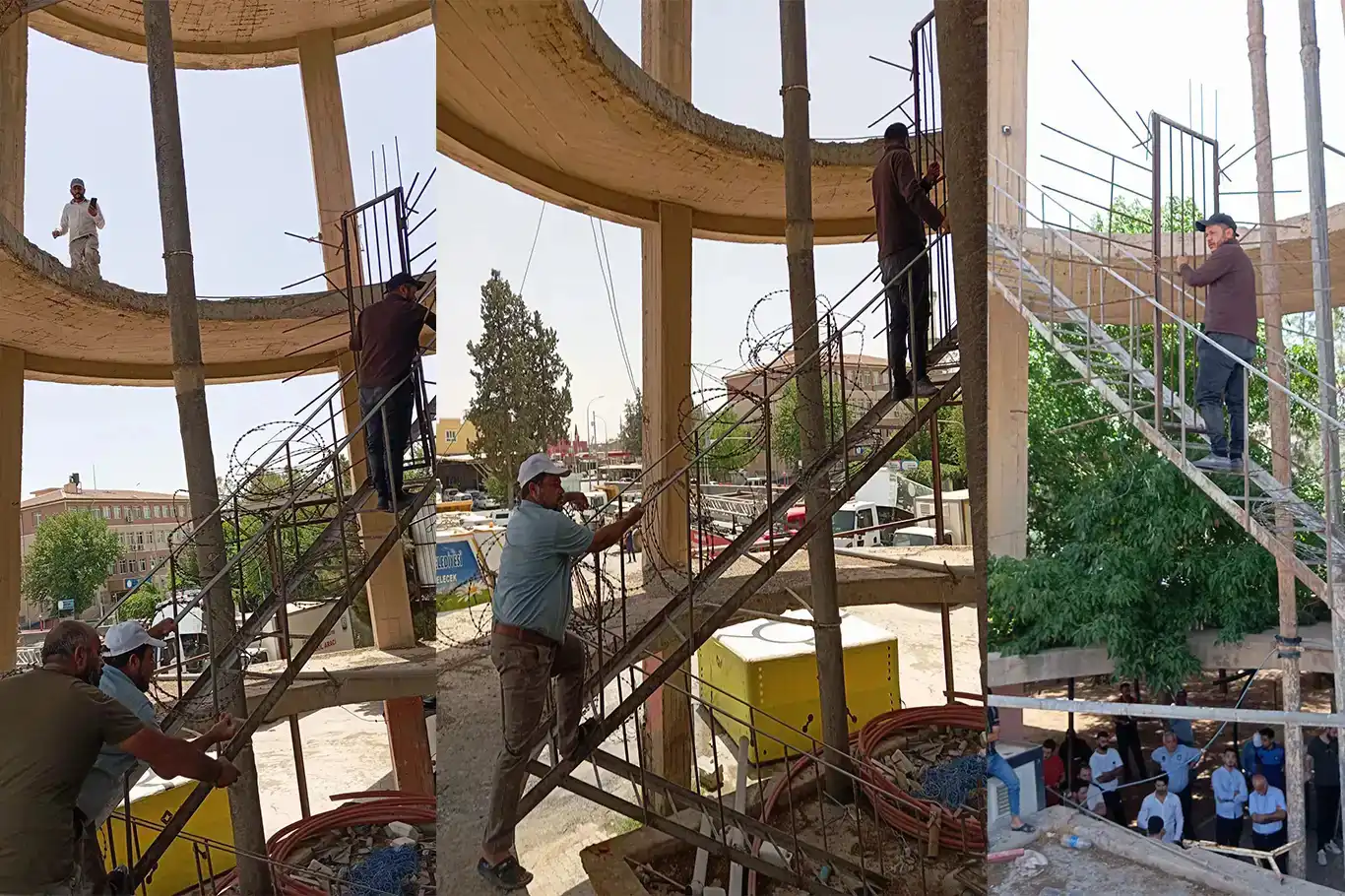 Karkerên şaredarîyê yên ku DEM Partî wan ji kar derxistibû teşebûsê întîharê kirin