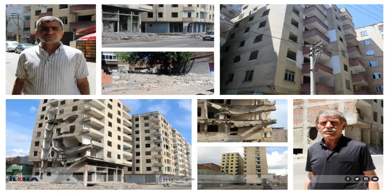 Diyarbakır'daki Mahalle muhtarları: Ağır ve orta hasarlı binaların yıkımını bir an önce gerçekleştirin