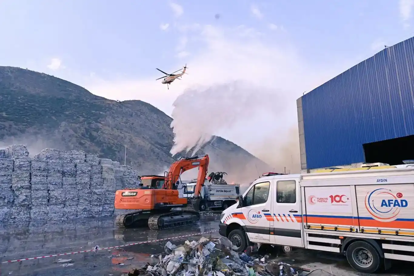 Şewata ku di fabrîqaya kaxizan de derket ev bû 40 seat berdewam dike