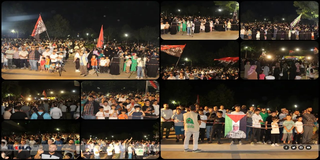 Li Diyarbekirê bernameya Aşûrayê ya bi temaya "Ji Kerbelayê heta Xezzeyê" hat lidarxistin