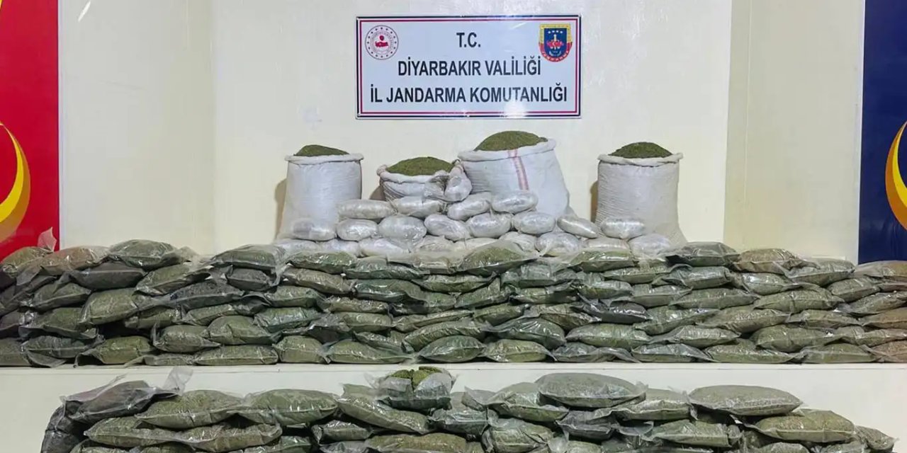 Lice'de 285 kilogram toz esrar ele geçirildi