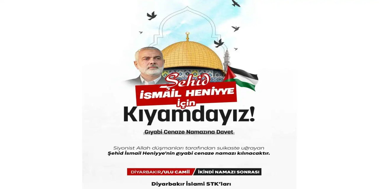 Diyarbakır'da gıyabi cenaze namazına davet!