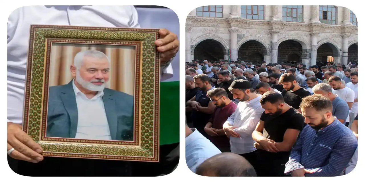 Ji bo şehîd Îsmaîl Henîyye îro di hemû camîyan de wê nimêja cenaze ya xiyabî bê kirin