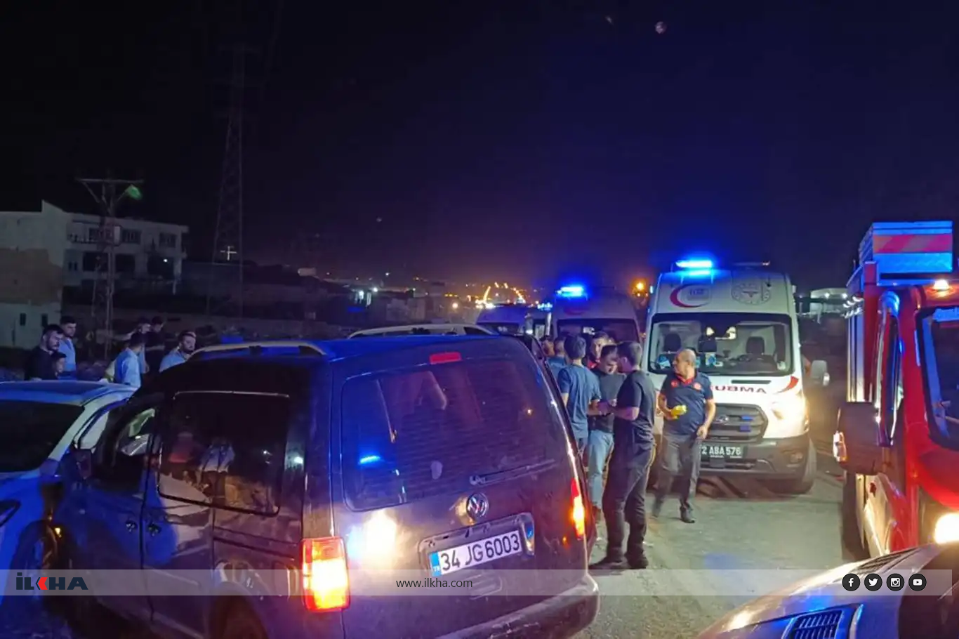 Li Êlihê di rêya ku 4 kes miribûn de qezayek dinê jî çêbû: 8 birîndar