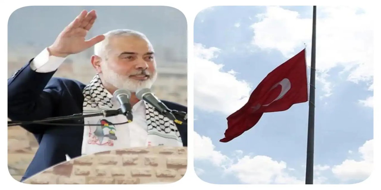 İsmail Haniye için Türkiye'de bayraklar yarıya indirildi