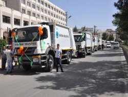 Batman'a 12 adet temizlik aracı alındı