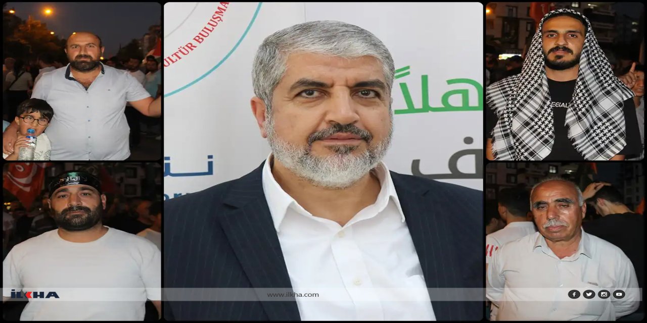 Diyarbakırlılar: Mahmut Abbas'ı istemiyoruz, gelecekse Halid Meşal gelsin