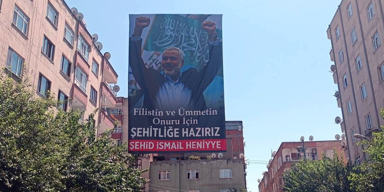 Diyarbakır Bağlar esnafından Şehid İsmail Heniyye'ye ahde vefa