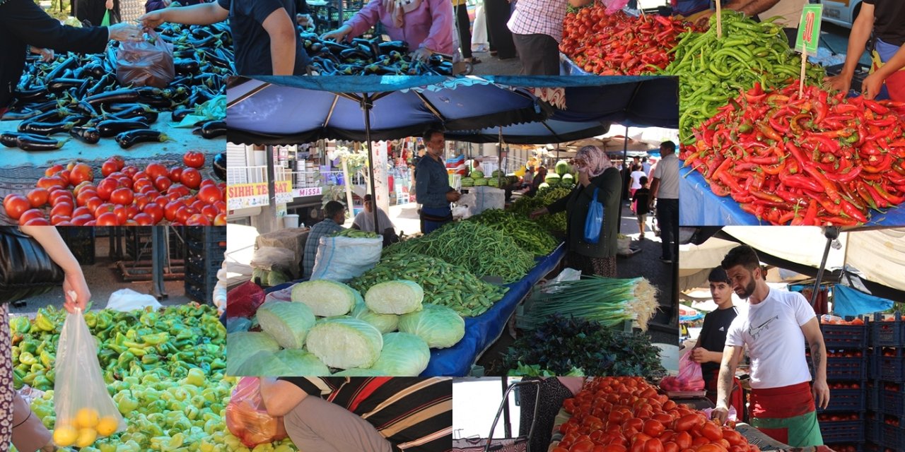 Diyarbakır'da konservelik sebzeler tezgahlarda yerini aldı