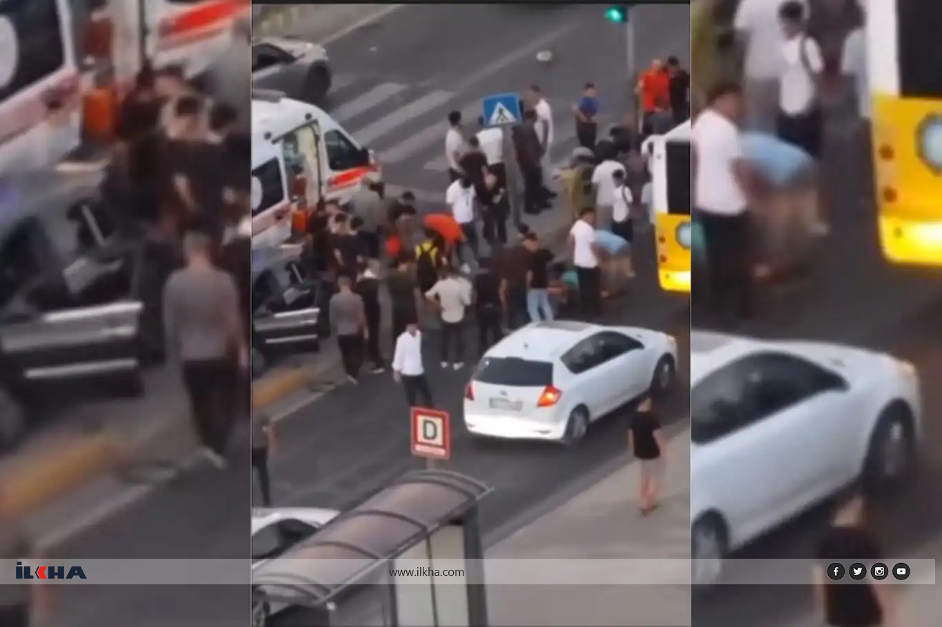 Li Dîyarbekirê qeza: 1 mirî, 4 birîndar