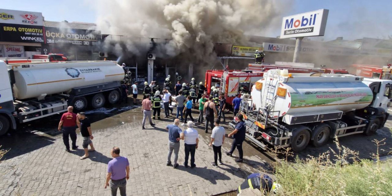 Diyarbakır'da bir yangın daha
