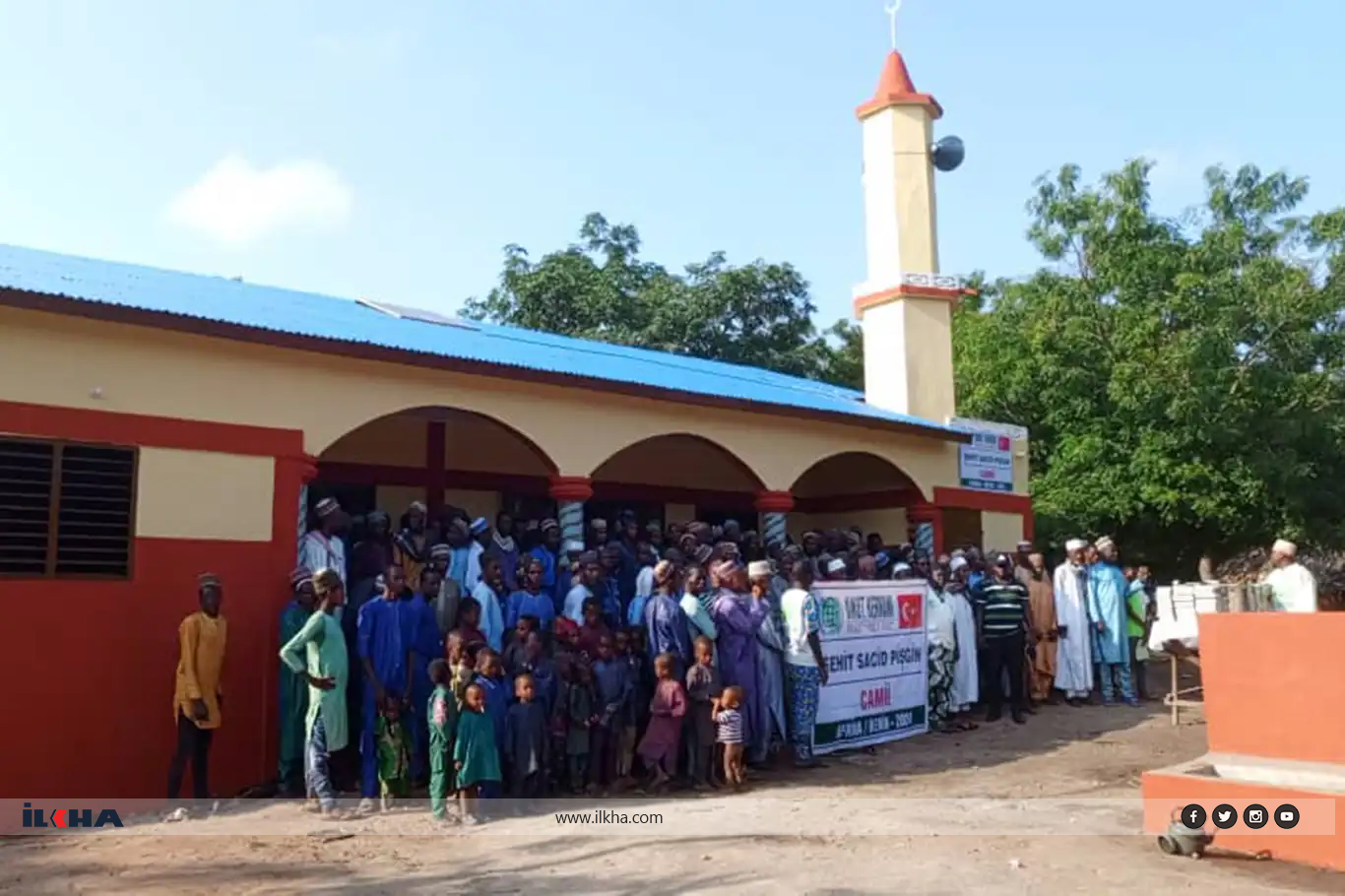 Bi navê Şehîd Sacît Pîşgîn li Efrîqayê camîyek hat vekirin