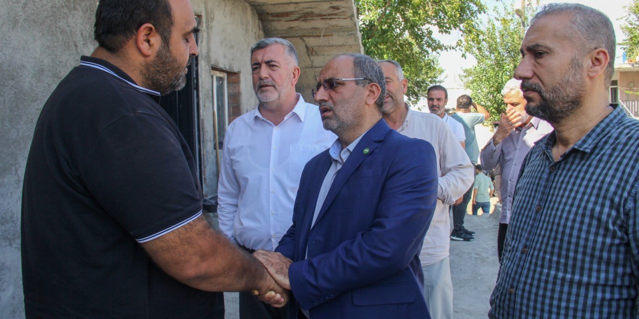 HÜDA PAR'dan kayıp Narin'in ailesine ziyaret